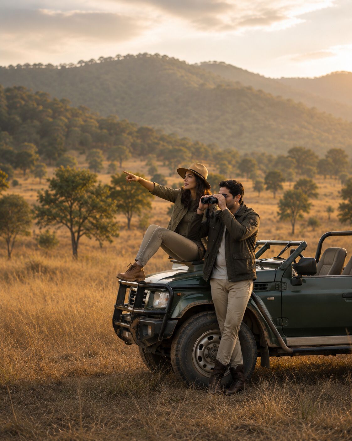 Guests on a Kanha safari